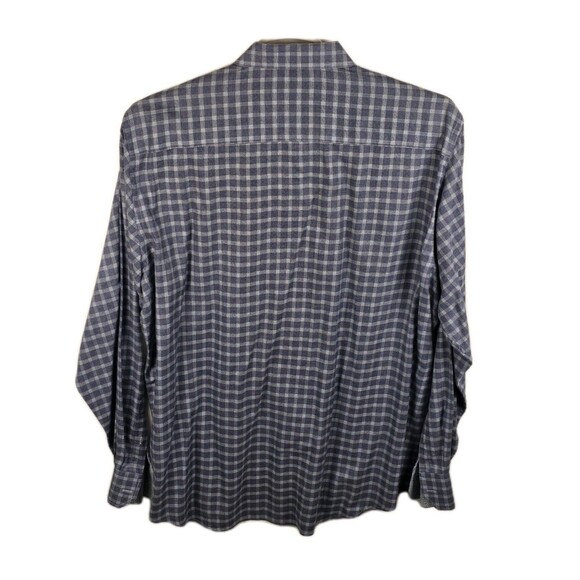 Bugatchi Shirt Men XXL Gray Casual Fit Button Down Long Sleeve Button Up Shirt - Picture 6 of 8